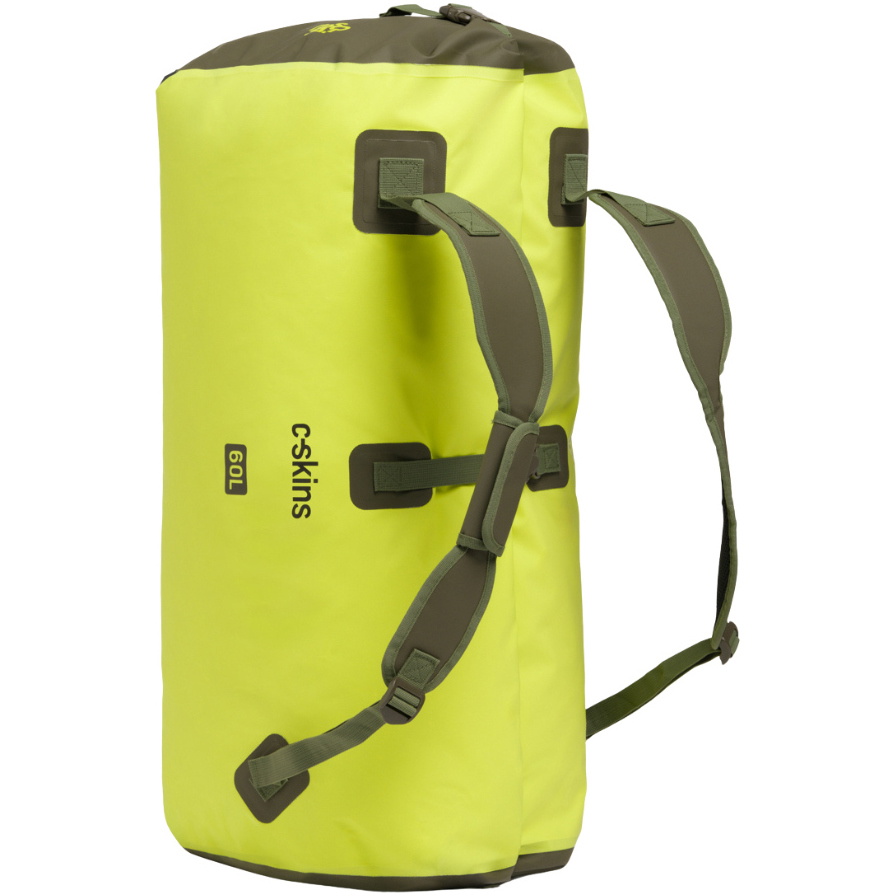 2026 C-Skins Storm Chaser 60L Dry Duffel Bag C-DBDSC60 - Flash Green
